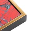 10x25 Canvas Frame Gold Solid Wood Floater Frame Width 1.75 Inches | Interior Frame Depth 1 5/8 Inches | Orville Contemporary Canvas Frame Complete with Canvas Clips & Hanging Hardware view 1