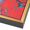 10x25 Canvas Frame Gold Solid Wood Floater Frame Width 1.75 Inches | Interior Frame Depth 1 5/8 Inches | Orville Contemporary Canvas Frame Complete with Canvas Clips & Hanging Hardware view 3