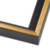 10x25 Canvas Frame Gold Solid Wood Floater Frame Width 1.75 Inches | Interior Frame Depth 1 5/8 Inches | Orville Contemporary Canvas Frame Complete with Canvas Clips & Hanging Hardware view 4