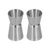BestAlice 2Pack Jigger for Bartending, Double Cocktail Jigger, Stainless Steel Jigger Measuring Jigger Cup, Silver Wine Jigger Bar Measuring Cup for Home Bar Restaurant Party view 1