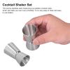 BestAlice 2Pack Jigger for Bartending, Double Cocktail Jigger, Stainless Steel Jigger Measuring Jigger Cup, Silver Wine Jigger Bar Measuring Cup for Home Bar Restaurant Party view 4