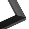 10x44 Frame Piano Black Solid Wood Picture Frame | 1.625 Inch Moulding Width | 0.6875 Inch Rabbet Depth | Complete with UV Acrylic Plexiglass, Foam Board Backing & Hanging Hardware view 2