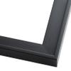 10x16 Canvas Frame Black Solid Wood Floater Frame Width 1.5 Inches | Interior Frame Depth 0.875 Inches | Austin Contemporary Canvas Frame Complete with Canvas Clips & Hanging Hardware view 4