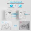 [2-Pack] Surge Protector Outlet Extender, VINTAR 6 Outlet Splitter with 3 USB Charging Ports (2 USB C),900J Multi Plug Outlet Power Strip, 3-Sided Usb Wall Charger for Home Office Dorm Room Essentials view 4