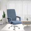 SUMURI Home Office Chair Covers Stretchable Computer Desk Chair Covers Office Chair Cover with Arm Covers  for Universal Rotating Chair Desk Chair Cover(Size:Large,Color:Dusty Blue) view 1