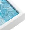 10x42 Canvas Frame White Solid Wood Floater Frame Width 1.75 Inches | Interior Frame Depth 1 7/8 Inches | Malak Contemporary Canvas Frame Complete with Canvas Clips & Hanging Hardware view 1