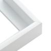 10x42 Canvas Frame White Solid Wood Floater Frame Width 1.75 Inches | Interior Frame Depth 1 7/8 Inches | Malak Contemporary Canvas Frame Complete with Canvas Clips & Hanging Hardware view 2
