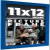 11x12 Frame Blue Indigo Solid Wood Picture Frame Width 0.75 Inches | Interior Depth 0.625 Inches | Indigo Cielo Contemporary Frame | Complete with UV Acrylic, Foam Board Backing & Hanging Hardware view 1