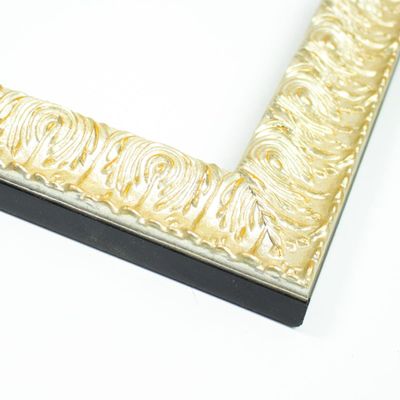 10x13 Frame Silver Solid Wood Picture Frame Width 1.625 Inches | Interior Frame Depth 0.625 Inches | Clodia Ornate Photo Frame Complete with UV Acrylic, Foam Board Backing & Hanging Hardware