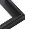 10x10 Canvas Floater Frame Black Solid Wood Picture Frame Width 1.75 Inches | Interior Frame Depth 1.25 Inches | Asher Contemporary Canvas Frame Complete with Hanging Hardware view 2