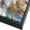 10x10 Canvas Floater Frame Black Solid Wood Picture Frame Width 1.75 Inches | Interior Frame Depth 1.25 Inches | Asher Contemporary Canvas Frame Complete with Hanging Hardware view 4