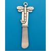 Basic Spirit Butter Spreader Knife Single Dragonfly, 4.5 Inch Length, Soft Cheese Kitchen Gadgets, Home Decorative Gift view 1