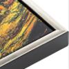 11x15 Canvas Floater Frame Silver Solid Wood Frame Width 1.75 Inches | Interior Frame Depth 1 5/8 Inches | Lumina Contemporary Canvas Frame Complete with Canvas Clips & Hanging Hardware view 1