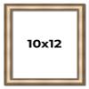 10x12 Frame Silver Solid Wood Picture Frame Width 1.25 Inches | Interior Frame Depth 0.375 Inches | Frey Traditional Photo Frame Complete with UV Acrylic, Foam Board Backing & Hanging Hardware view 1