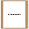 13x40 Frame Gold Solid Wood Picture Frame Width 1.25 Inches | Interior Frame Depth 0.375 Inches | Warwick Metallic Photo Frame Complete with UV Acrylic, Foam Board Backing & Hanging Hardware view 1
