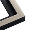 11x14 Canvas Frame Silver Solid Wood Floater Frame Width 2.5 Inches | Interior Frame Depth 1 1/4 Inches | Kenley Contemporary Canvas Frame Complete with Canvas Clips & Hanging Hardware view 2