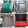 GRRICEPL Vinyl PVC Wet Area Anti-Slip Drainage Mat, Versatile Restaurant Kitchen Heavy Duty Rugs, Mesh Hollow Door Mat Roll (Color : Blue, Size : 1.2x1m) view 2