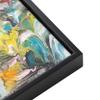 10x44 Canvas Frame Black Solid Wood Floater Frame Width 1.5 Inches | Interior Frame Depth 0.875 Inches | Austin Contemporary Canvas Frame Complete with Canvas Clips & Hanging Hardware view 1
