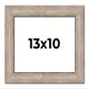 13x10 Frame Brown Solid Wood Picture Frame Width 2 Inches | Interior Frame Depth 0.6875 Inches | Vesta Rustic Photo Frame Complete with UV Acrylic, Foam Board Backing & Hanging Hardware view 1