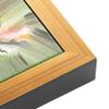 11x34 Canvas Frame Gold Solid Wood Floater Frame Width 2.5 Inches | Interior Frame Depth 1 1/4 Inches | Xanto Contemporary Canvas Frame Complete with Canvas Clips & Hanging Hardware view 1