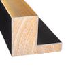 11x34 Canvas Frame Gold Solid Wood Floater Frame Width 2.5 Inches | Interior Frame Depth 1 1/4 Inches | Xanto Contemporary Canvas Frame Complete with Canvas Clips & Hanging Hardware view 3