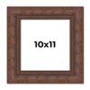 10x11 Frame Brown Bamboo Solid Pine Wood Tones Solid Wood Picture Frame Width 2.75 Inches | Interior Depth 0.625 Inches | Rhodes Frame | Complete with UV Acrylic, Foam Board Backing & Hanging Hardware view 1