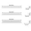 Giftgarden 24 Inch White Floating Shelves for Wall Mount, Modern Wood Wall Shelf Ledge for Bathroom Bedroom Living Room Kitchen Nursery Storage, Set of 3 Different Sizes view 3