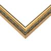 10x32 Frame Black & Gold Solid Wood Picture Frame Width 1.125 Inches | Interior Depth 0.375 Inches | Broderick Traditional Photo Frame Complete with UV Acrylic, Foam Board Backing & Hanging Hardware view 1