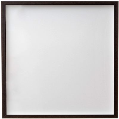 34x35 Shadow Box Brown Walnut Finish Solid Wood Display Frame | 0.875 Inch Moulding Width | 0.875 Inch Rabbet Depth | UV Acrylic Plexiglass, Backing & Hanging Hardware Included