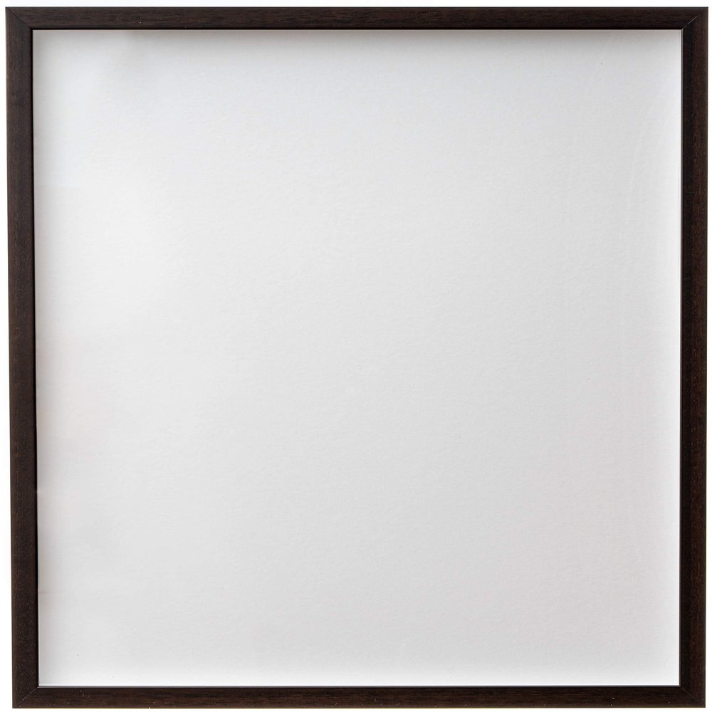 34x35 Shadow Box Brown Walnut Finish Solid Wood Display Frame | 0.875 Inch Moulding Width | 0.875 Inch Rabbet Depth | UV Acrylic Plexiglass, Backing & Hanging Hardware Included