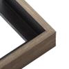 CustomPictureFrames.com 19x13 Canvas Frame Grey Solid Wood Floater Frame Width 1.75 Inches | Interior Frame Depth 1 5/8 Inches | Greyson 0 Canvas Frame Complete with Canvas Clips & Hanging Hardware view 2