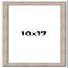 10x17 Frame Brown Solid Wood Picture Frame Width 1 Inches | Interior Frame Depth 0.875 Inches | Manton Rustic Photo Frame Complete with UV Acrylic, Foam Board Backing & Hanging Hardware view 1