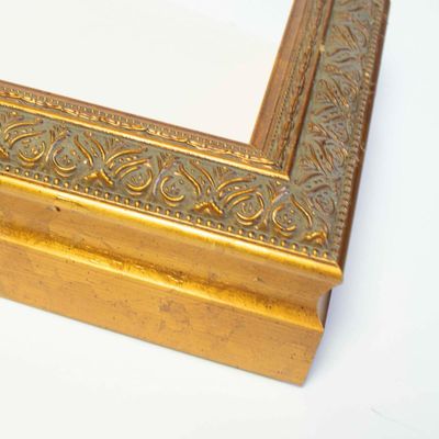 10x20 Frame Gold Solid Wood Shadow Box Width 1.5 Inches | Interior Frame Depth 2 3/8 Inches | Oran Ornate Photo Frame Complete with UV Acrylic, Foam Board Backing & Hanging Hardware