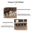 Black Wine Glass Holder Metal Multifunctional Under Cabinet Wine Glass Rack Holds Goblets Mugs Glasses Wine Bottles Upside Down Wine Glass Rack For Bar Kitchen Cabinet 4 Sizes ( Color : Black , Size : view 2
