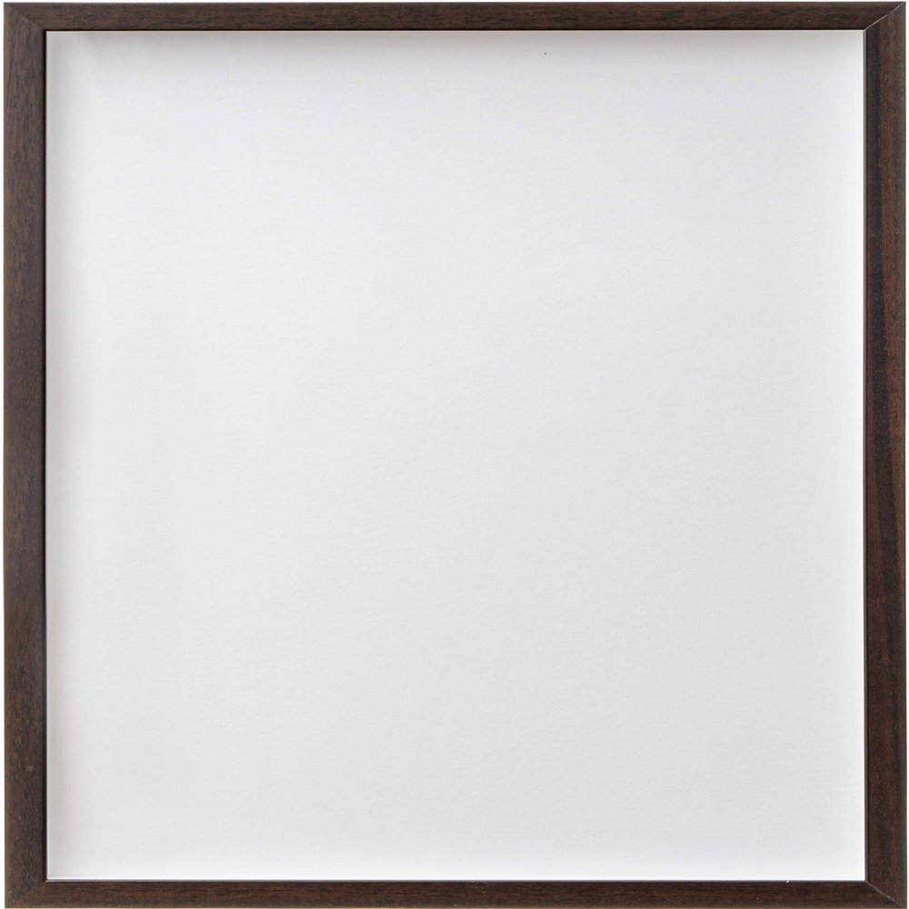 10x23 Shadow Box Brown Walnut Finish Solid Wood Display Frame | 0.875 Inch Moulding Width | 0.875 Inch Rabbet Depth | UV Acrylic Plexiglass, Backing & Hanging Hardware Included