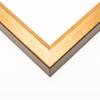 10x22 Frame Gold Solid Wood Shadow Box Width 1.25 Inches | Interior Frame Depth 1 1/4 Inches | Olympia Traditional Photo Frame Complete with UV Acrylic, Backing & Hanging Hardware view 1