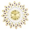 Large Wall Clock for Living Room Decor Acrylic Flash Diamond Modern Kitchen Big Wall Clock for Bedroom Silent Giant Decorative Office Non Ticking Metal Wall Clock Battery Operated Watch 25.5 in view 1