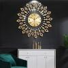 Large Wall Clock for Living Room Decor Acrylic Flash Diamond Modern Kitchen Big Wall Clock for Bedroom Silent Giant Decorative Office Non Ticking Metal Wall Clock Battery Operated Watch 25.5 in view 4
