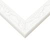 10x23 Frame White Solid Wood Picture Frame Width 1.75 Inches | Interior Depth 0.375 Inches | Guiliano White Traditional Photo Frame Complete with UV Acrylic, Foam Board Backing & Hanging Hardware view 1