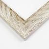 10x48 Frame White Solid Wood Picture Frame Width 1.75 Inches | Interior Frame Depth 0.5625 Inches | Fionan Rustic Photo Frame Complete with UV Acrylic, Foam Board Backing & Hanging Hardware view 2