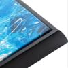 10x45 Canvas Frame Black Solid Wood Floater Frame Width 2 Inches | Interior Frame Depth 1 3/8 Inches | Samson Contemporary Canvas Frame Complete with Canvas Clips & Hanging Hardware view 1