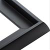 10x45 Canvas Frame Black Solid Wood Floater Frame Width 2 Inches | Interior Frame Depth 1 3/8 Inches | Samson Contemporary Canvas Frame Complete with Canvas Clips & Hanging Hardware view 2