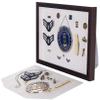 22x8 Shadow Box Brown Walnut Finish Solid Wood Display Frame | 0.875 Inch Moulding Width | 0.875 Inch Rabbet Depth | UV Acrylic Plexiglass, Backing & Hanging Hardware Included view 2