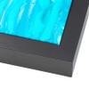 11x41 Canvas Frame Black Solid Wood Floater Frame Width 2.5 Inches | Interior Frame Depth 1 1/4 Inches | Dandy Contemporary Canvas Frame Complete with Canvas Clips & Hanging Hardware view 4