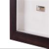 10x18 Shadow Box Brown Walnut Finish Solid Wood Display Frame | 0.875 Inch Moulding Width | 0.875 Inch Rabbet Depth | UV Acrylic Plexiglass, Backing & Hanging Hardware Included view 3