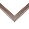 10x18 Shadow Box Brown Walnut Finish Solid Wood Display Frame | 0.875 Inch Moulding Width | 0.875 Inch Rabbet Depth | UV Acrylic Plexiglass, Backing & Hanging Hardware Included view 4