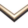 10x23 Frame Silver Solid Wood Picture Frame Width 1.25 Inches | Interior Frame Depth 0.375 Inches | Frey Traditional Photo Frame Complete with UV Acrylic, Foam Board Backing & Hanging Hardware view 3