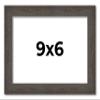 9x6 Frame Black Solid Wood Picture Frame Width 1 Inches | Interior Frame Depth 0.875 Inches | Chantry Rustic Photo Frame Complete with UV Acrylic, Foam Board Backing & Hanging Hardware view 1