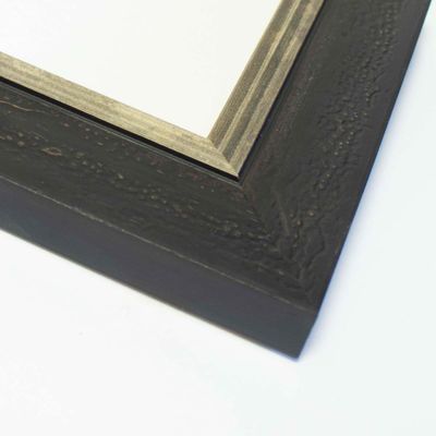 10x14 Frame Black & Gold Solid Wood Picture Frame Width 1.75 Inches | Interior Depth 0.5625 Inches | Nestor Traditional Photo Frame Complete with UV Acrylic, Foam Board Backing & Hanging Hardware