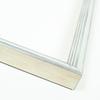 10x8 Frame Silver Solid Wood Picture Frame Width 0.75 Inches | Interior Frame Depth 13/16 Inches | Neve Traditional Photo Frame Complete with UV Acrylic, Foam Board Backing & Hanging Hardware view 1